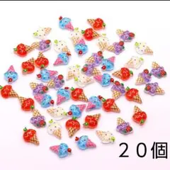アイスのネイルパーツ