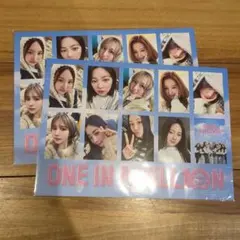 TWICE 映画 ONE IN A MILLION入場者特典第1弾　 2枚セット