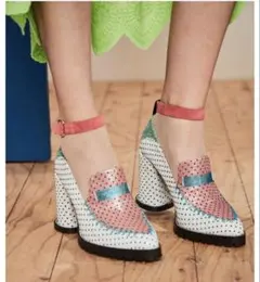 PAMEO POSE 春色チャンキーヒールパンプスのサムネイル