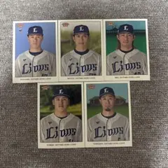 TOPPS 206 2024 埼玉西武ライオンズ 5枚セット
