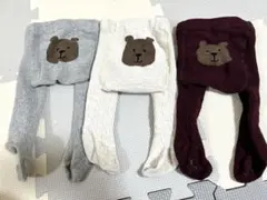 baby GAP くまタイツ　3枚セット