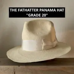 THE FAT HATTER ハット　パナマ　ホワイト　ナチュラル　グレード20