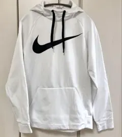 【NIKE】DRI-FIT フード付きパーカー 白 Ｓサイズ
