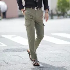 INCOTEX SLACKS インコテックス カーゴパンツ 極美品のサムネイル