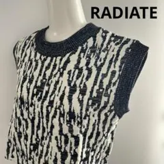 【新品・未使用品】 RADIATE ニュアンスジャガードニットベスト