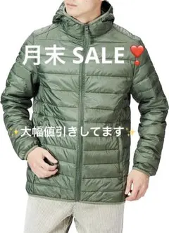 ✨美品✨パファージャケット フード付き ライトウエイト パッカブル 防水 メンズ