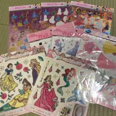 ディズニープリンセス　スティッカー　シール　ウォールスティッカー