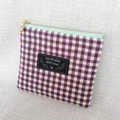 ハンドメイド❁⃘ポケットティッシュケース付きミニポーチ - メルカリ