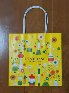 【新品未使用品】L'OCCITANE 花柄 紙袋