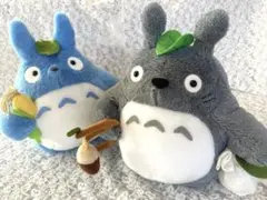 【となりのトトロ 】大トトロ中トトロ ぬいぐるみセット 小物入れケース付き