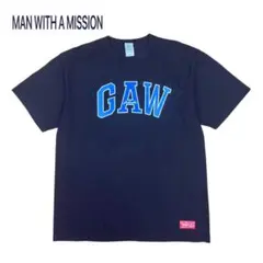 MAN WITH A MISSION GAW Tシャツ 半袖 ブラック