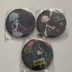【未開封】ウエダハジメ 缶バッジ 物語 シリーズ　ひたぎ　扇　撫子　3点のサムネイル