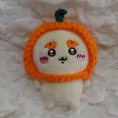 ハンドメイド　おすわりぬいぐるみ用　帽子　みかんのサムネイル