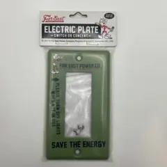 Far East Power Company スイッチプレート　カーキ色　3口