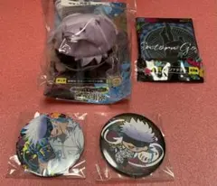 呪術廻戦 セガ ラッキーくじ 五条悟セット 缶バッジ ぬいぐるみ②