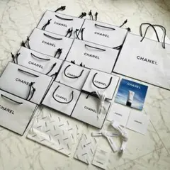 CHANEL シャネル 紙袋ショップ袋ショッパーリボン