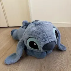 【希少】ディズニーリゾート　スティッチ　抱き枕　ぬいぐるみ　寝そべりのサムネイル