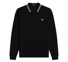美品】レイビームス × フレッドペリー リブロングスリーブ ポロシャツ