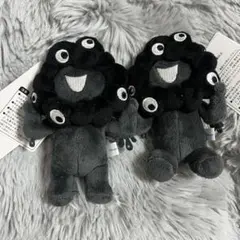 黒 ミャクミャク　座り　立ち カラビナ付き 関西万博 EXPO2025