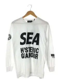 HYSTERIC GLAMOUR × wind and sea ロン-T白M