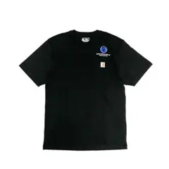 M 企業ロゴ Carhartt カーハート半袖ポケット Tシャツ US企画 黒