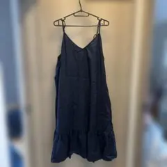 格安早い者勝ち！3XL H&Mブラック キャミワンピース