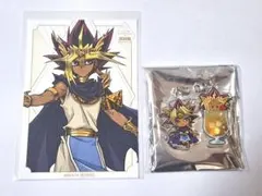 遊戯王》コラボカフェ友情編 ワイヤーチャームA・特典ブロマイド 