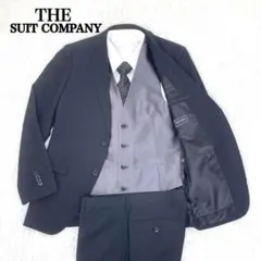 THE SUIT COMPANY 3ピース スーツ ストライプ 近年モデル