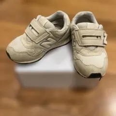 ニューバランス 313 アイボリー　15.5 シューズ　キッズ