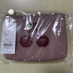 Maison de FLEUR チェリーポーチ　くすみピンク✤お値下げしました✤