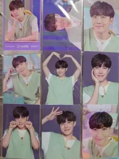 ＢＴＳ　バンタン　ソウジュ　J-HOPE　トレカ　ミニフォト　９枚セット
