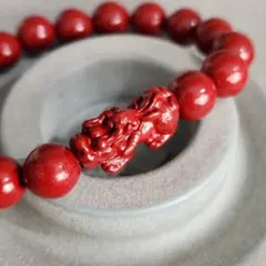あ*ん様 シナバー 練り 天然石 貔貅 ブレスレット 275u 10mm