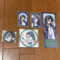 にじさんじ IMPACT キラキラ缶バッジ&フォト風カードセット　月組 魁星