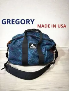 USA製 GREGORYグレゴリー ダッフルバッグ ブルータペストリー Sのサムネイル