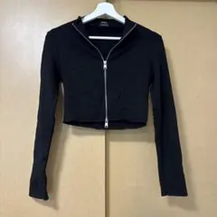 ジップアップ カーディガン