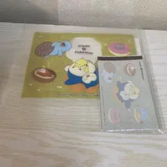 ポケモン　ミスドコラボ　ジッパーバッグ　メモ帳