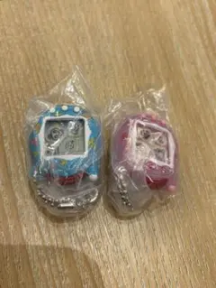 さ*ら様 たまごっちシャカシャカチャームコレクション2青 ピンク 2個セット