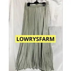 【☆売り切り希望☆】 ローリーズファーム プリーツスカート グリーンミント 春服