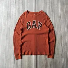 old gap サーマル ロゴ ロンt L y2k archive city - メルカリ