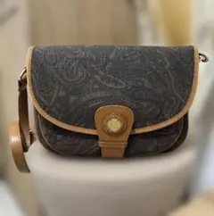 ペイズリー柄ショルダーバッグ　ピエールバルマン　品質保証フランス製バック
