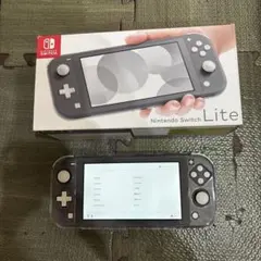 Nintendo Switch Lite グレー 本体 箱付き