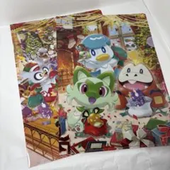 ポケモン　クリスマス　ToyFactory クリアファイル2点