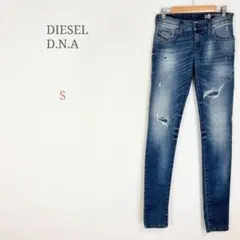 ◆ディーゼル【S】スキニーデニム ダメージデニム ストレッチ コットンのサムネイル