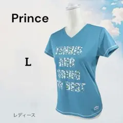プリンス　レディース　テニスTシャツ【L】ターコイズ