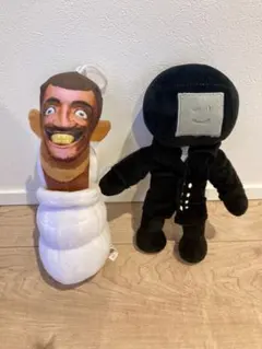 スキビティトイレ、スーパーテレビマン、ぬいぐるみセット