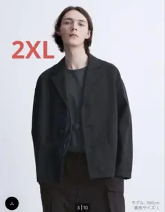UNIQLO U ユニクロu ボクシーテーラードジャケット XXL 希少サイズのサムネイル