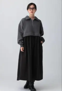 LEPSIM フリースドッキングワンピース