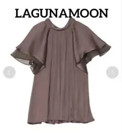 【LAGUNAMOON 】グロッシーフレアスリーブブラウスのサムネイル