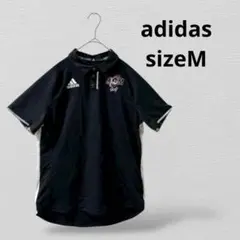 adidas アディダス レディース　ゴルフ ポロシャツMサイズ ブラック系半袖のサムネイル