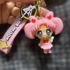 セーラームーン キーホルダー ちびうさ　ストラップ　チャーム　ピンク　可愛い
